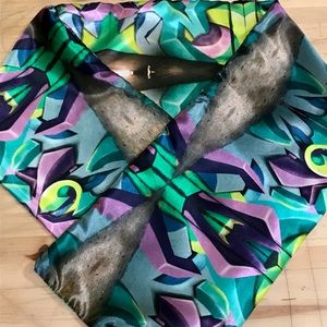 Satin Art scarf by Gmrartstudio